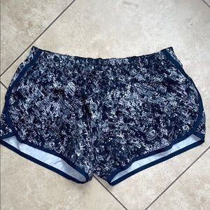 Blue and White Patterned Gap Athletic Shorts 
size 6